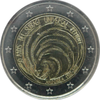 2 euro commémorative Andorre 2020 - Droit de vote des femmes (coincard)
