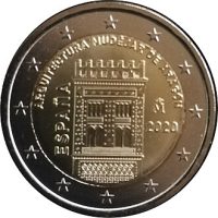 2 euro commémorative Espagne 2020 - Architecture Mudéjare d'Aragon