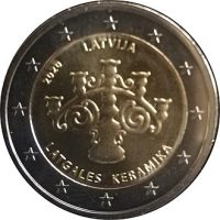 2 euro commémorative Lettonie 2020 - Céramique Lettone