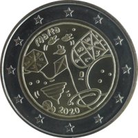 2 euro commémorative Malte 2020 - Jeux