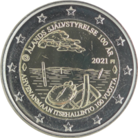 2 euro commémorative Finlande 2021 - Iles Aland