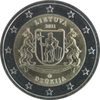 2 euro commémorative Lituanie 2021 - Région de Dzükija