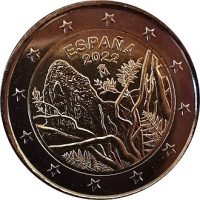 2 euro commémorative Espagne 2022 - Parc National de Garajonay