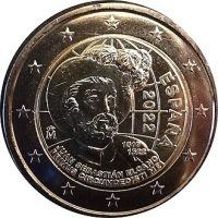 2 euro commémorative Espagne 2022 - premier tour du monde