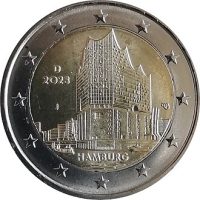 2 euro commémorative Allemagne 2023 - Elbphilarmonie (Hambourg) - atelier A