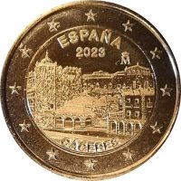 2 euro commémorative Espagne 2023 - Vieille ville de Caceres