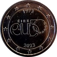 2 euro commémorative Irlande 2023 - 50 ans de l'adhésion à l'UE