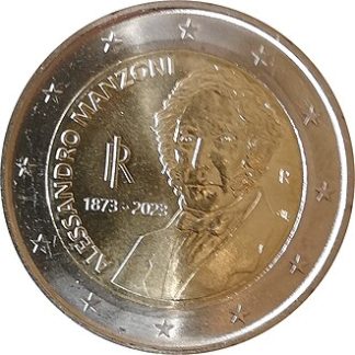 2 euro commémorative Italie 2023 - Alessandro Manzoni