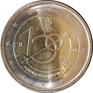 2 euro commémorative Italie 2023 - armée de l'air