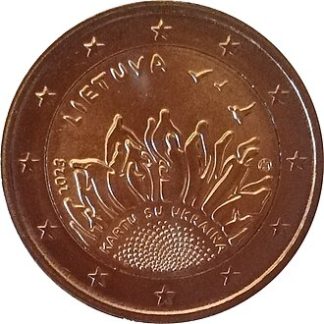 2 euro commémorative Lituanie 2023 - Ensemble avec l'Ukraine