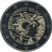 2 euro commémorative Malte 2023 - Nicolas Copernic (coincard)