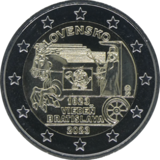 2 euro commémorative Slovaquie 2023 - service postal express