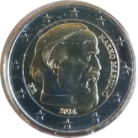 2 euro commémorative Croatie 2024 - Marko Marulic (coincard)