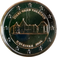 2 euro commémorative Croatie 2024 - Château de Varadzin (coincard)