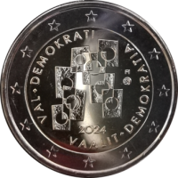 2 euro commémorative Finlande 2024 - Elections et Démocratie