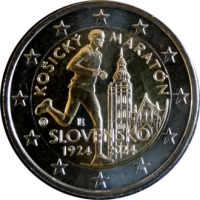 2 euro commémorative Slovaquie 2024 - Marathon International