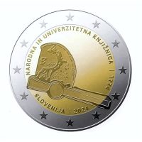2 euro commémorative Slovénie 2024 - Bibliothèque Nationale