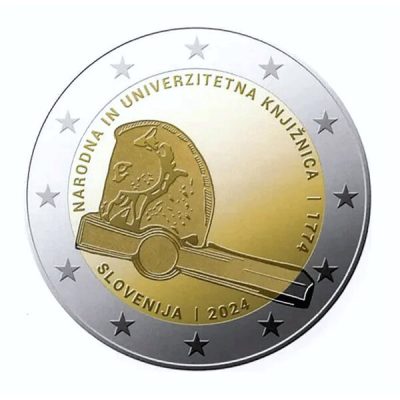 2 euro commémorative Slovénie 2024 - Bibliothèque Nationale