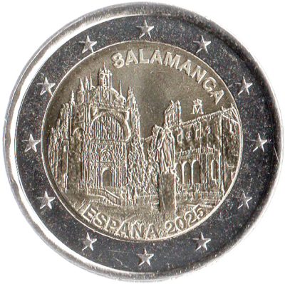 2 euro commémorative Espagne 2025 - Ville de Salamanque