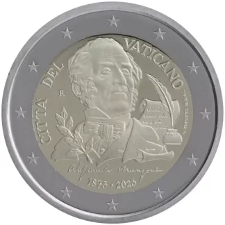 2 euro commémorative Vatican 2023 - Allessandro Manzoni (coincard)