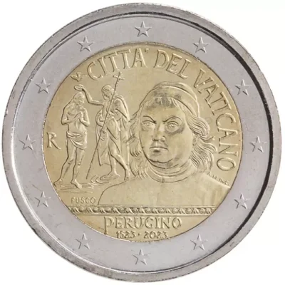 2 euro commémorative Vatican 2023 - Perugino (coincard)