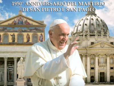 Enveloppe philatélique numismatique Vatican 2017 - Saint Pierre