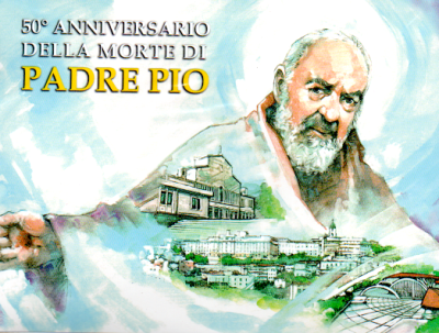 Enveloppe philatélique numismatique Vatican 2018 - Padre Pio