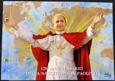 Enveloppe philatélique numismatique Vatican 2022 - Paul VI
