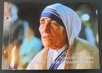Enveloppe philatélique numismatique Vatican 2022 - Mère Teresa