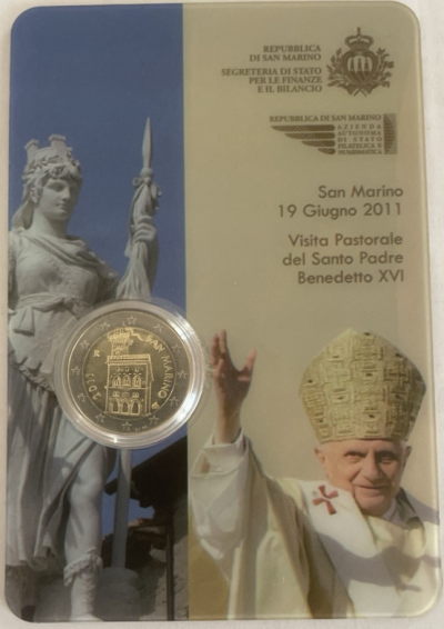 2 euro Saint Marin 2011 (coincard)