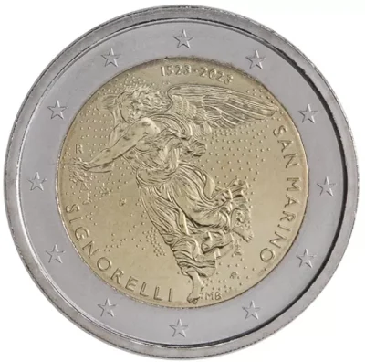 2 euro commémorative Saint Marin 2023 - Luca Signorelli (coincard)