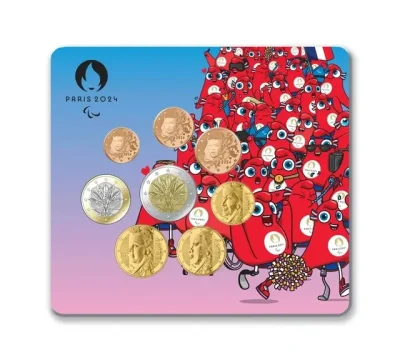 Miniset France 2024 (Mascottes paralympiques Jeux Olympiques de Paris)