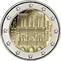 2 euro commémorative France 2025 - Notre Dame de Paris