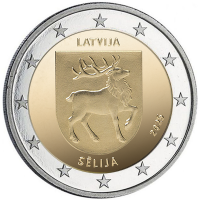 2 euro commémorative Lettonie 2025 - Selija