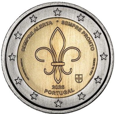 2 euro commémorative Portugal 2025 - Scoutisme