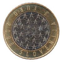 3 euro commémorative Slovénie 2008 - Présidence de l'UE