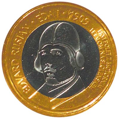 3 euro commémorative Slovénie 2009 - premier vol motorisé de Edward Rusjan
