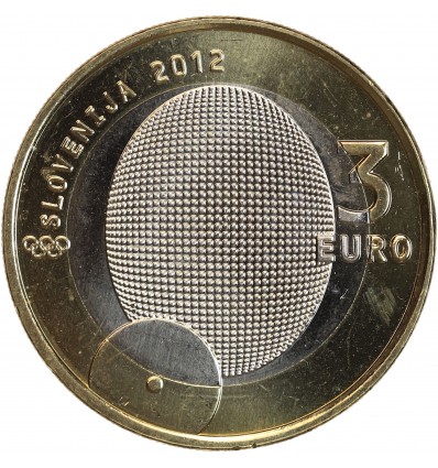 3 euro commémorative Slovénie 2012 - 100 ans de la médaille argent Olympique