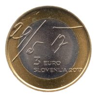 3 euro commémorative Slovénie 2017 - Déclaration de Mai
