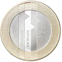 3 euro commémorative Slovénie 2021 - 30 ans de la république