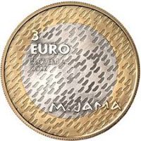 3 euro commémorative Slovénie 2022 - Peintre Matija Jama