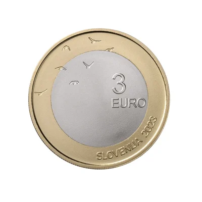 3 euro commémorative Slovénie 2023 - Boris Pahor