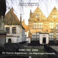 Coffret BU Belgique 2006 - les Béguinages Flamands
