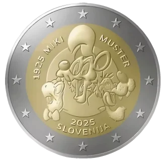 2 euro commémorative Slovénie 2025 - Miki Muster