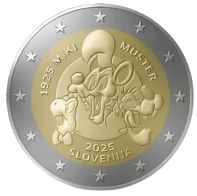 2 euro commémorative Slovénie 2025 - Miki Muster