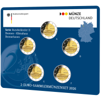 2 euro commémorative Allemagne 2026 - Breme (série BU)