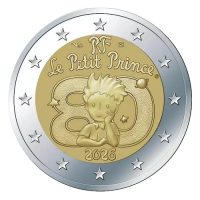 2 euro commémorative France 2026 - Le petit prince (coincard l'avion)