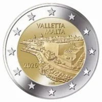 2 euro commémorative Malte 2026 - Valletta