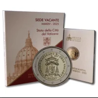 2 euro commémorative Vatican 2025 - Siège vacant