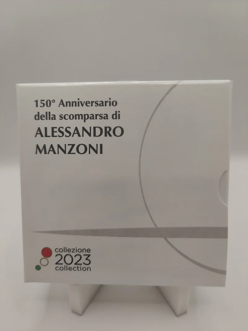 2 euro commémorative Italie 2023 – Alessandro Manzoni (coffret)